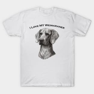 Weimaraner Dog T-Shirt